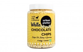 Urban Platter White Chocolate Chips   Plastic Jar  750 grams